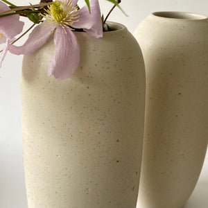 Tall Rounded Vase White (5016)