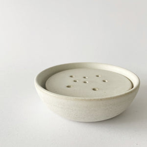 Soap Dish Rounded White ( 4013)