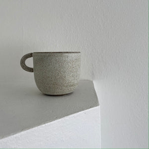 Rounded mug w/ handle Grey (6019)